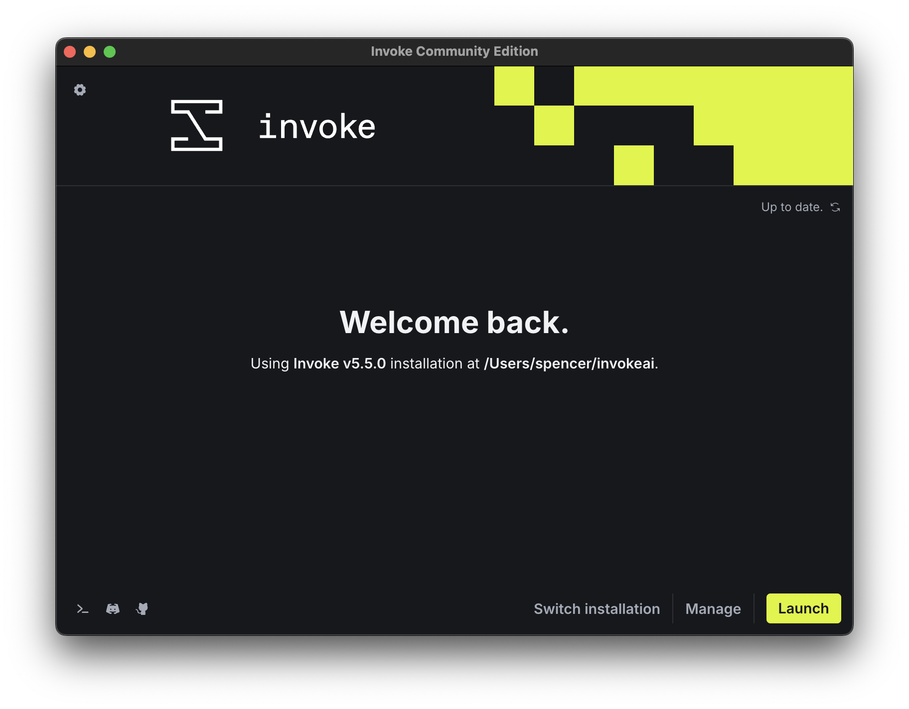 图3 Invoke Community Edition 官方 Launcher 启动窗口（launcher 仓库 README 截图）
