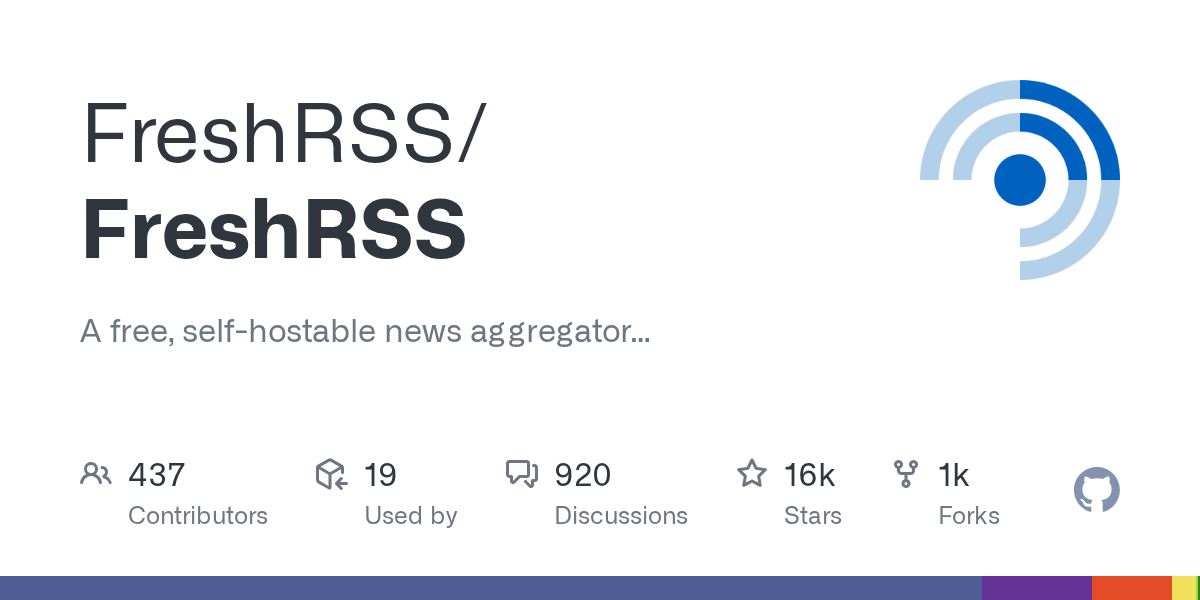 FreshRSS 官方预览图