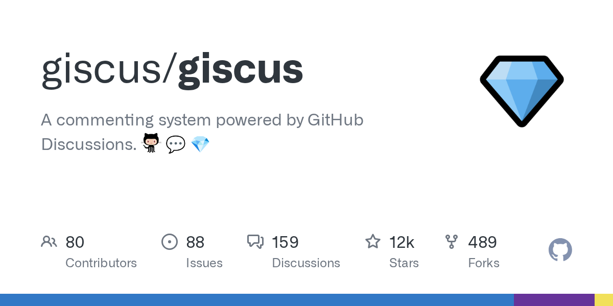 giscus 官方预览图