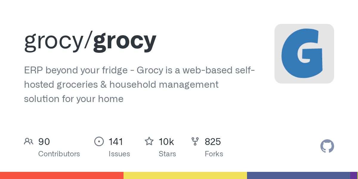 grocy 官方预览图