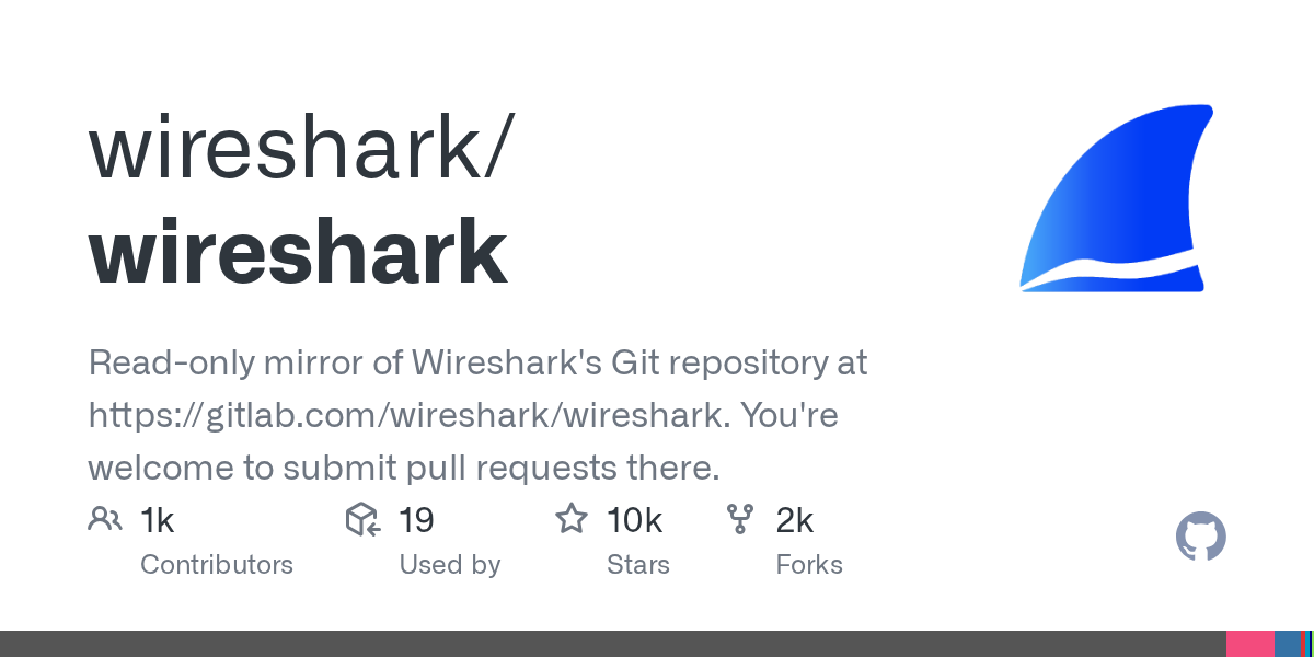 wireshark 官方预览图