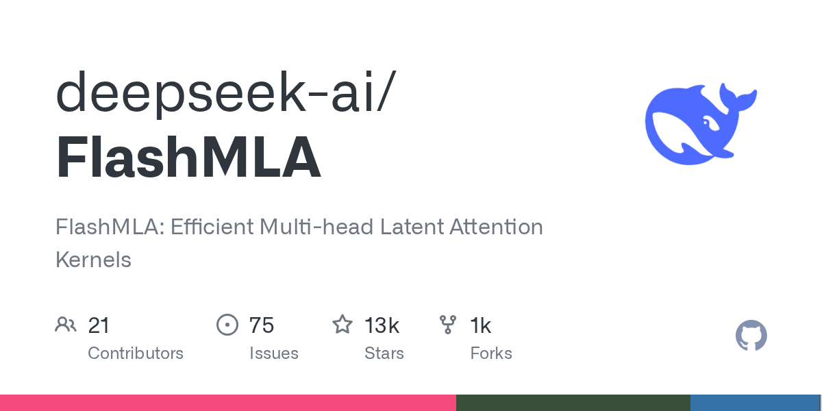 FlashMLA 仓库封面