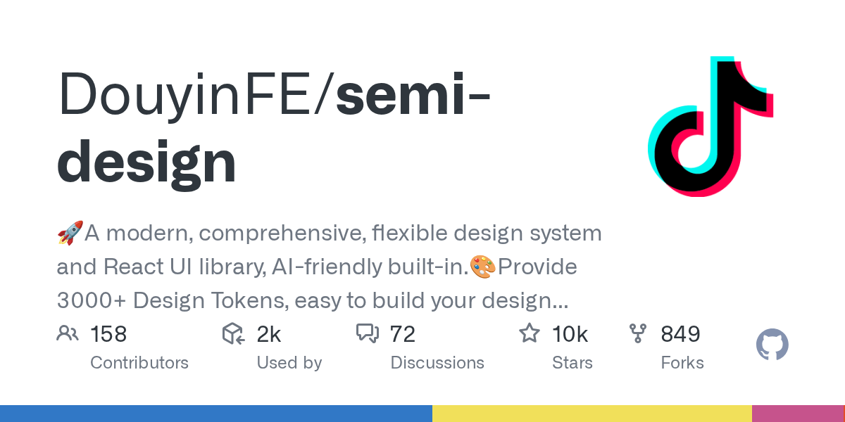 Semi UI 仓库封面