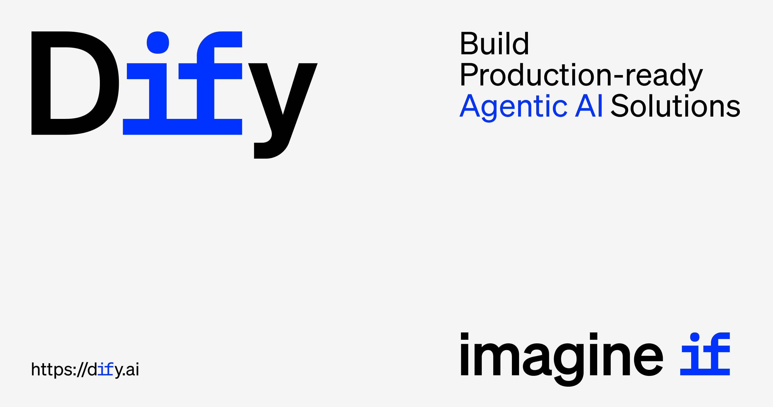 Dify 官方 README 封面(官方宣传图)