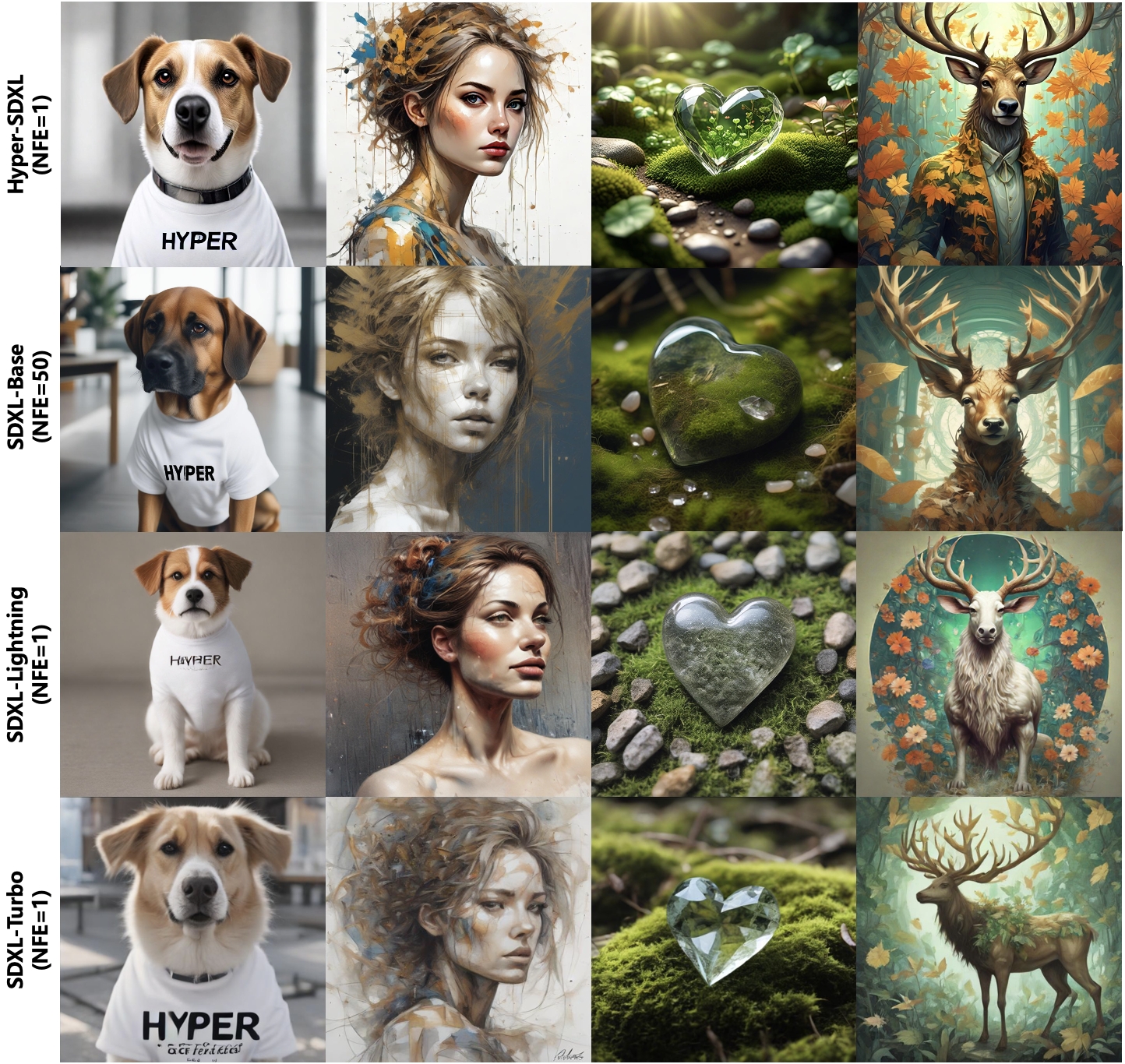 Hyper-SD 官方效果图