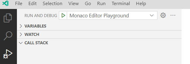 Monaco 调试启动配置